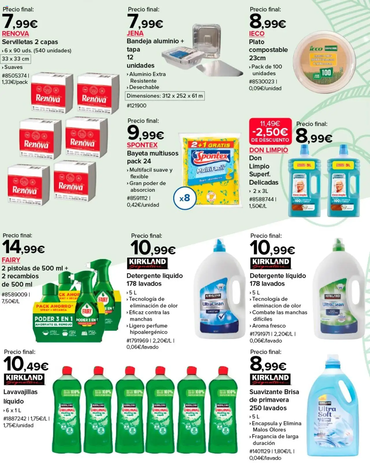 Costco catálogo │ válido desde el 16.10.2025 | Página: 6 | Productos: Perfume, Detergente líquido, Lavavajillas, Bandeja