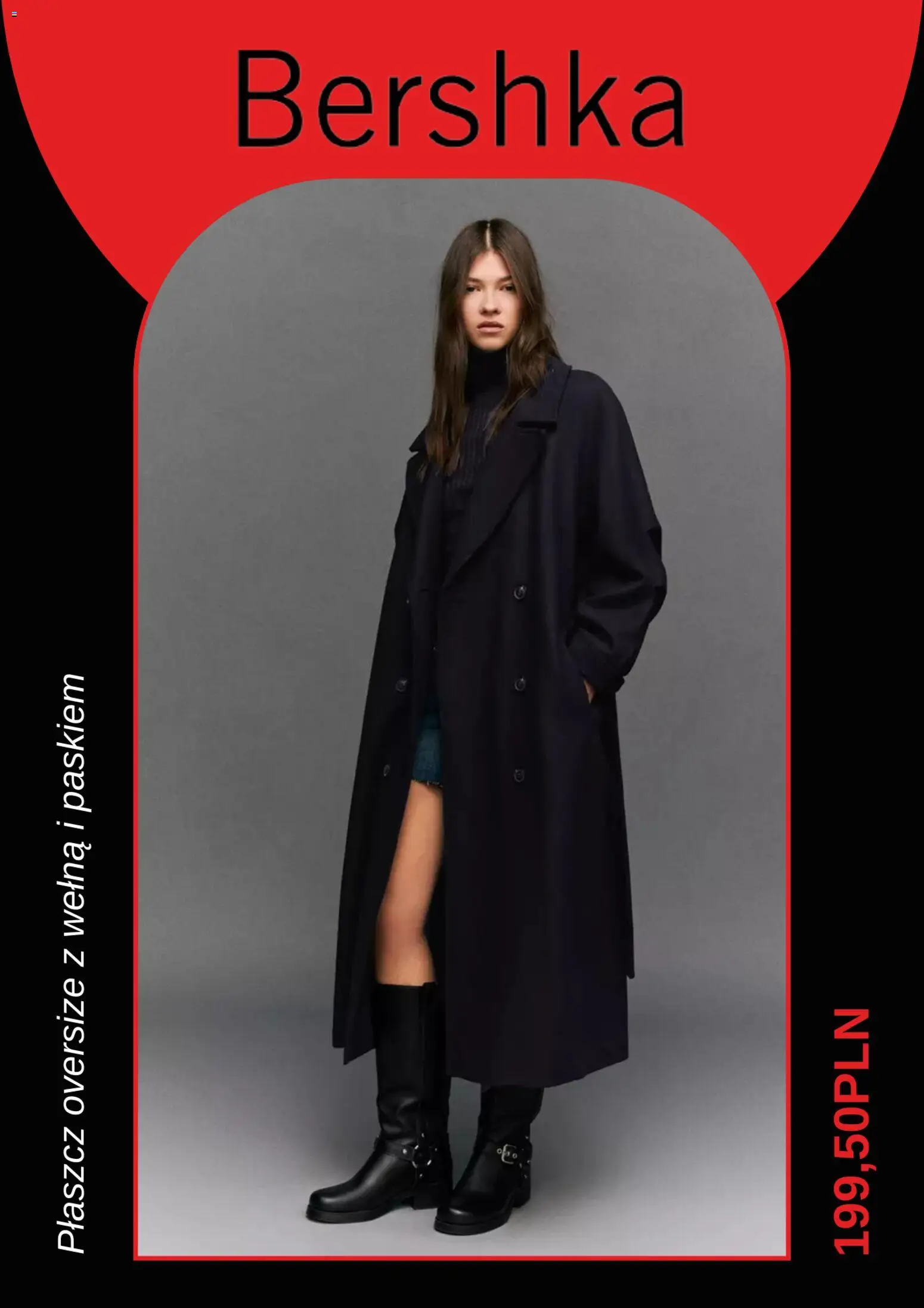 Bershka Black Friday od 27.11.2025 | Strona: 12 | Produkty: Płaszcz