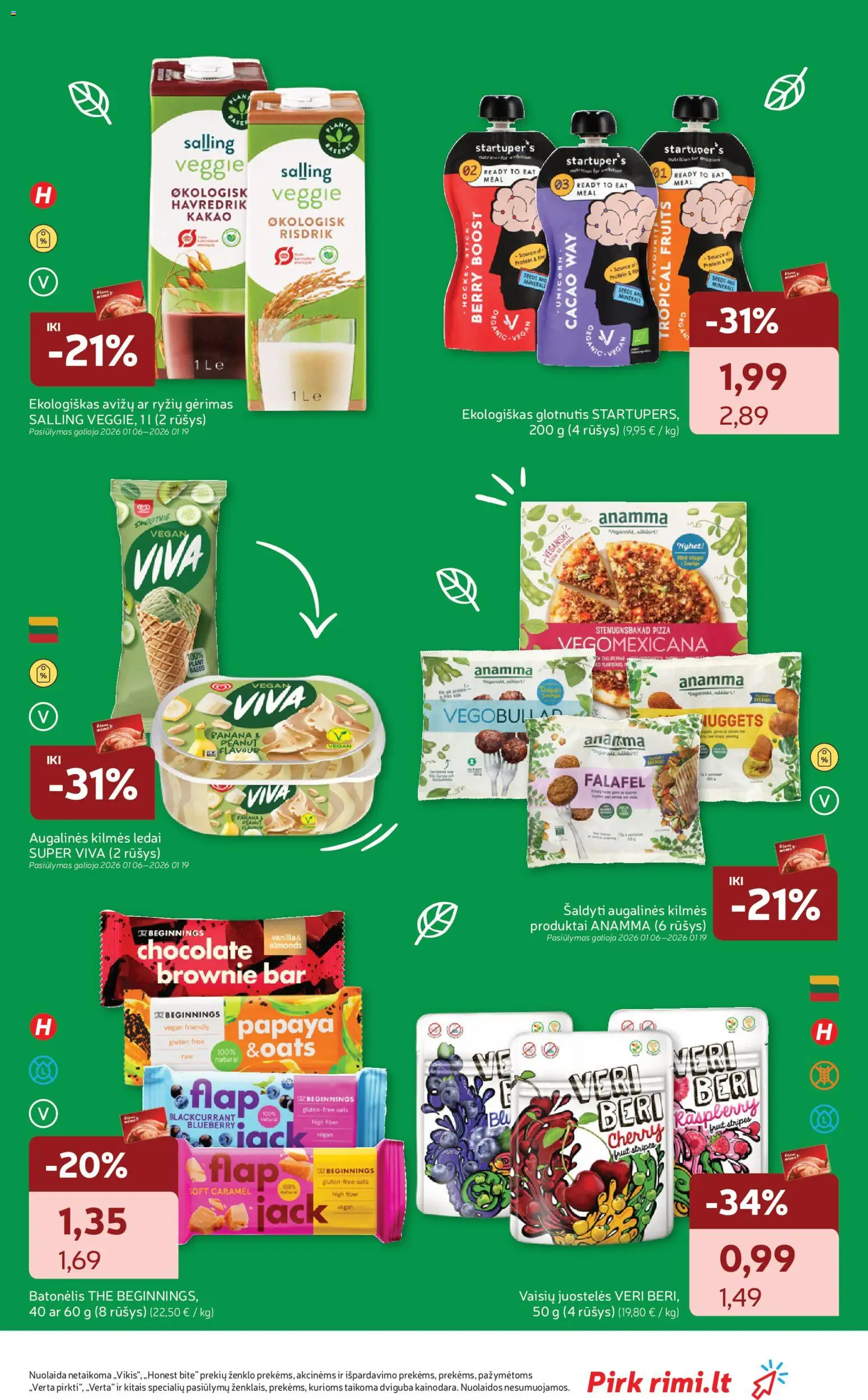 Rimi akcijos nuo 13.01.2026 | Puslapis: 7 | Prekių: Ledai