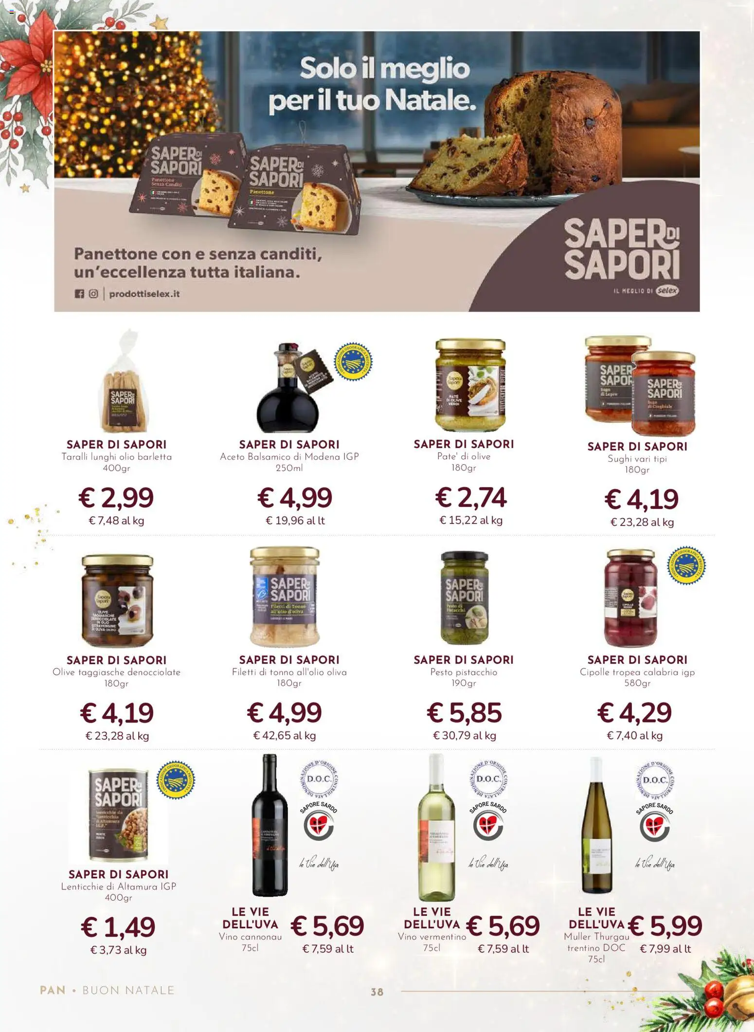 Volantino Pan del 13.11.2025 | Pagina: 38 | Prodotti: Lenticchie, Vino, Pesto, Tonno