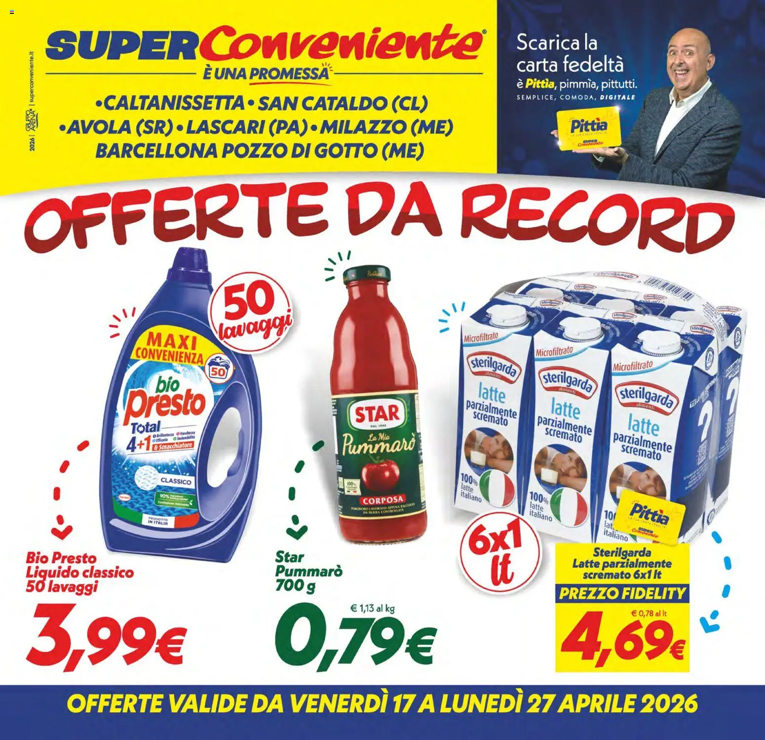 Volantino SuperConveniente del 17.04.2026 | Pagina: 1 | Prodotti: Smacchiatore, Latte