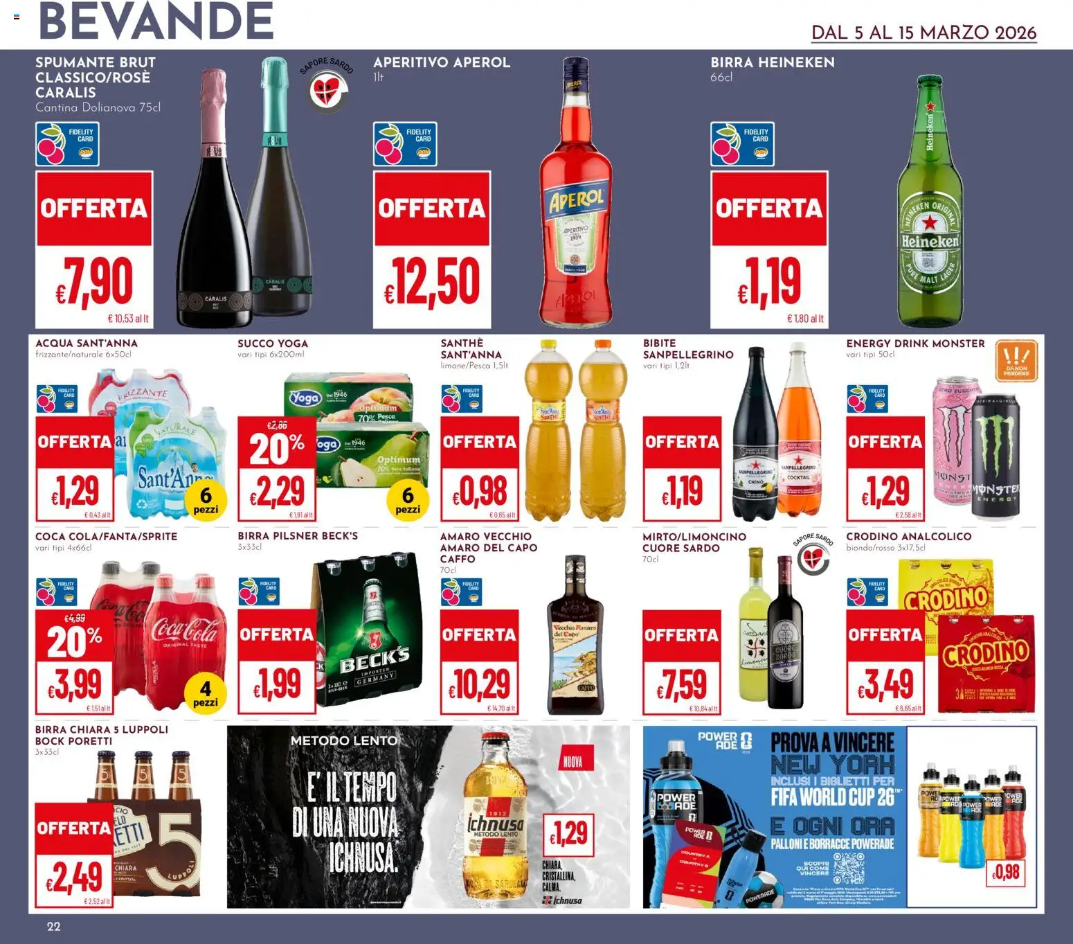 Volantino Pan del 05.03.2026 | Pagina: 22 | Prodotti: Aperol, Amaro, Coca Cola, Aperitivo