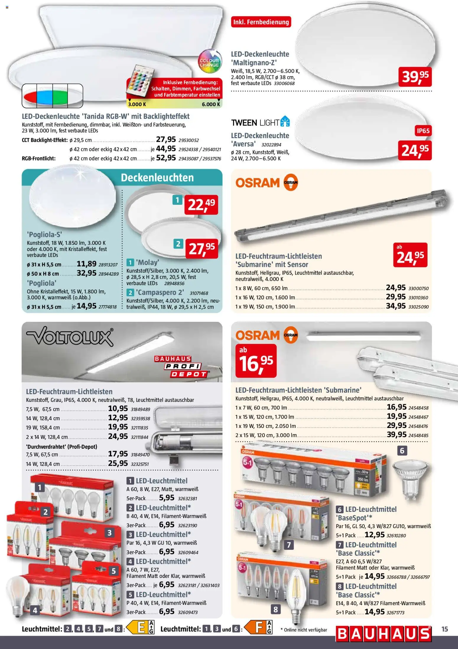 Bauhaus Prospekt 	 – gültig ab 01.11.2025 | Seite: 15