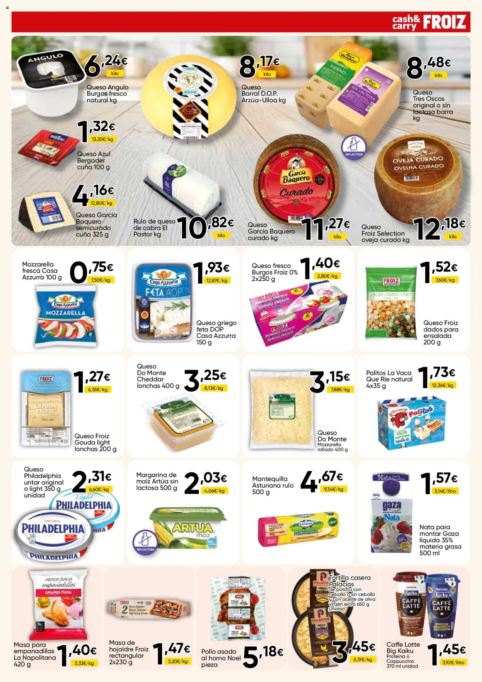 Froiz - Folleto Cash │ válido desde el 28.04.2026 | Página: 11 | Productos: Margarina, Παγωμένο τσάι, Queso Gouda, Συσκευή ροής