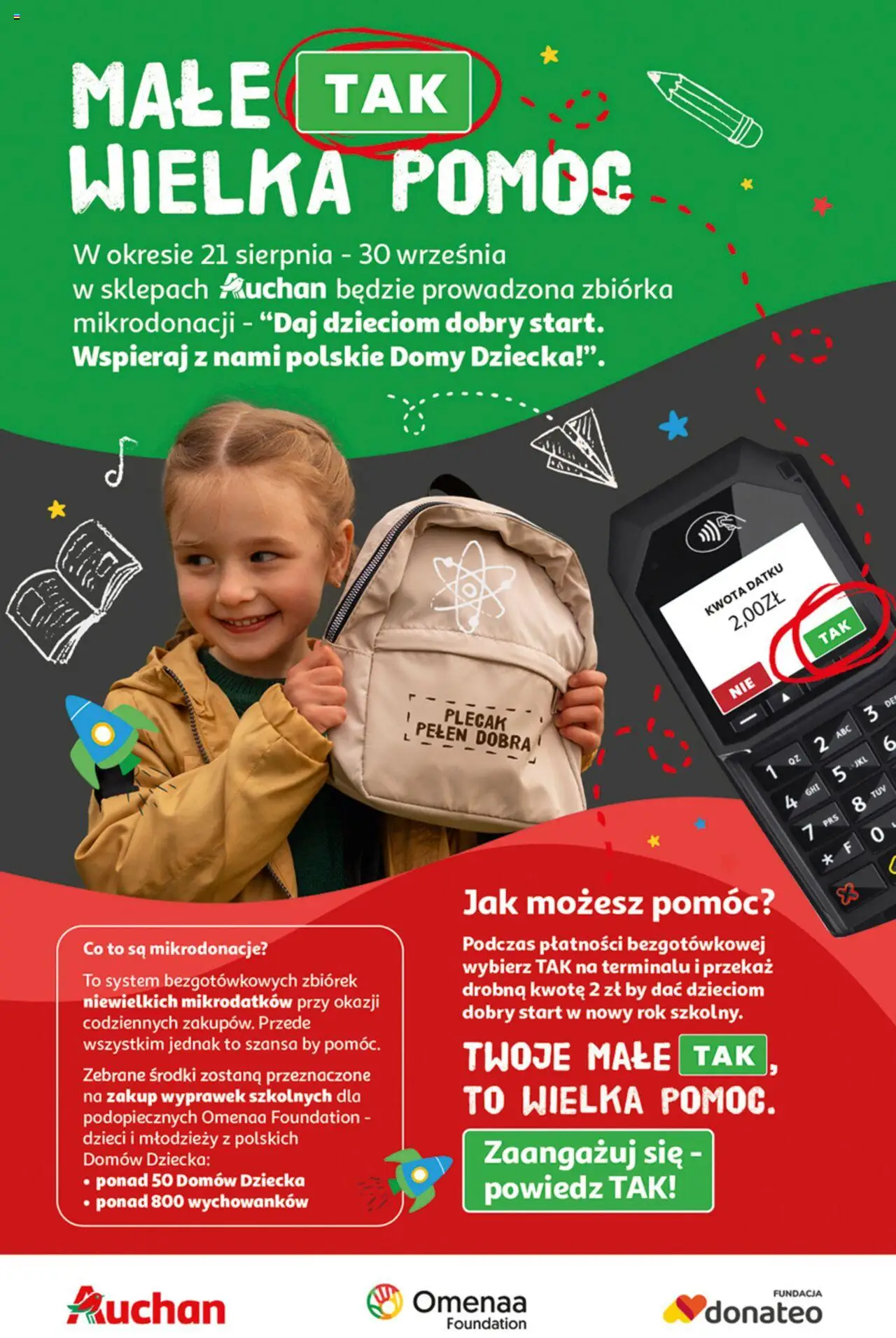 Auchan Gazetka - Pewność niskich cen Hipermarket od 11.09.2025 | Strona: 44 | Produkty: Plecak