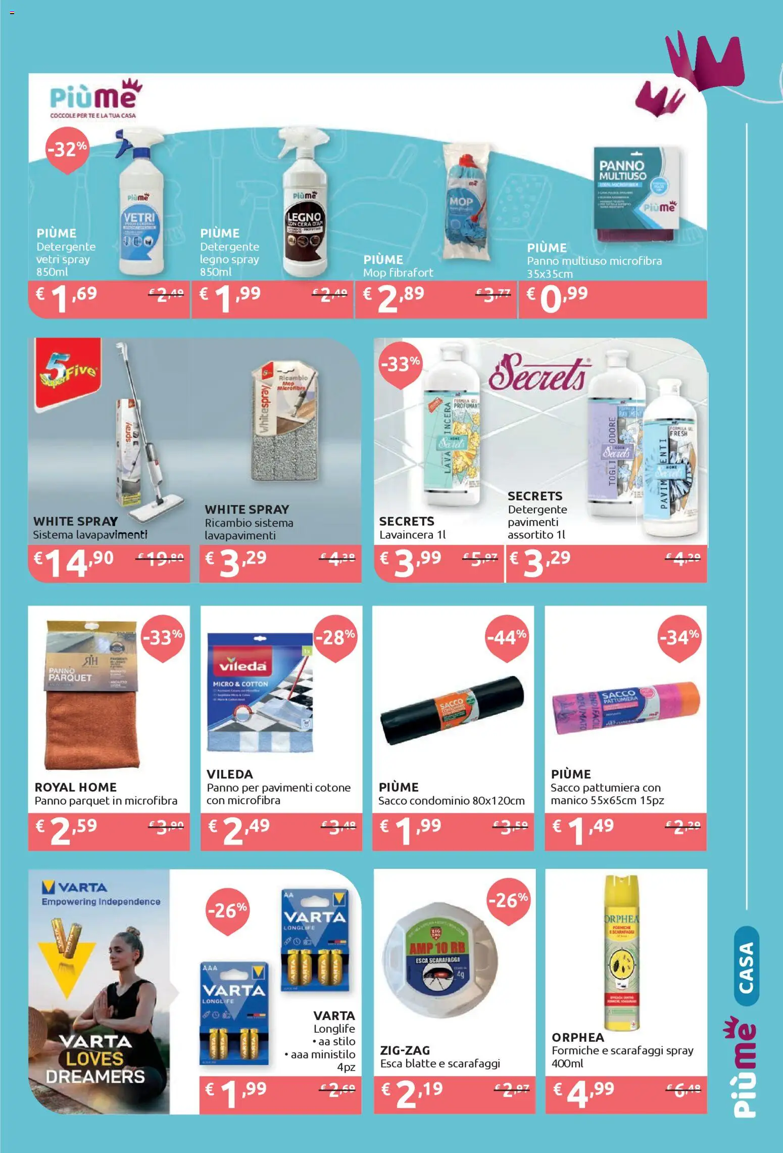 Volantino IperSoap del 09.03.2026 | Pagina: 5 | Prodotti: Detergente, Tè, Pattumiera