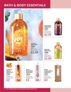 Preview of AVON - Sale Flyer valid from 01.02.2026 | Page: 16 | Products: Bath, Pie, Apple, Wine