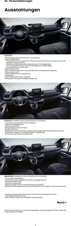 Renault Trafic Combi ab 15.01.2026 gültig | Seite: 11 | Produkte: Klimaanlage, Sitzbank