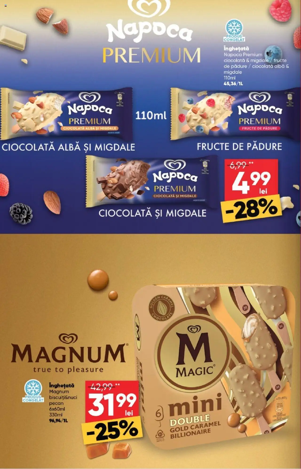 Catalog Profi Super – valabil de la 06.08.2025 | Pagină: 18 | Produse: Migdale, Ciocolată, Înghețată, Fructe