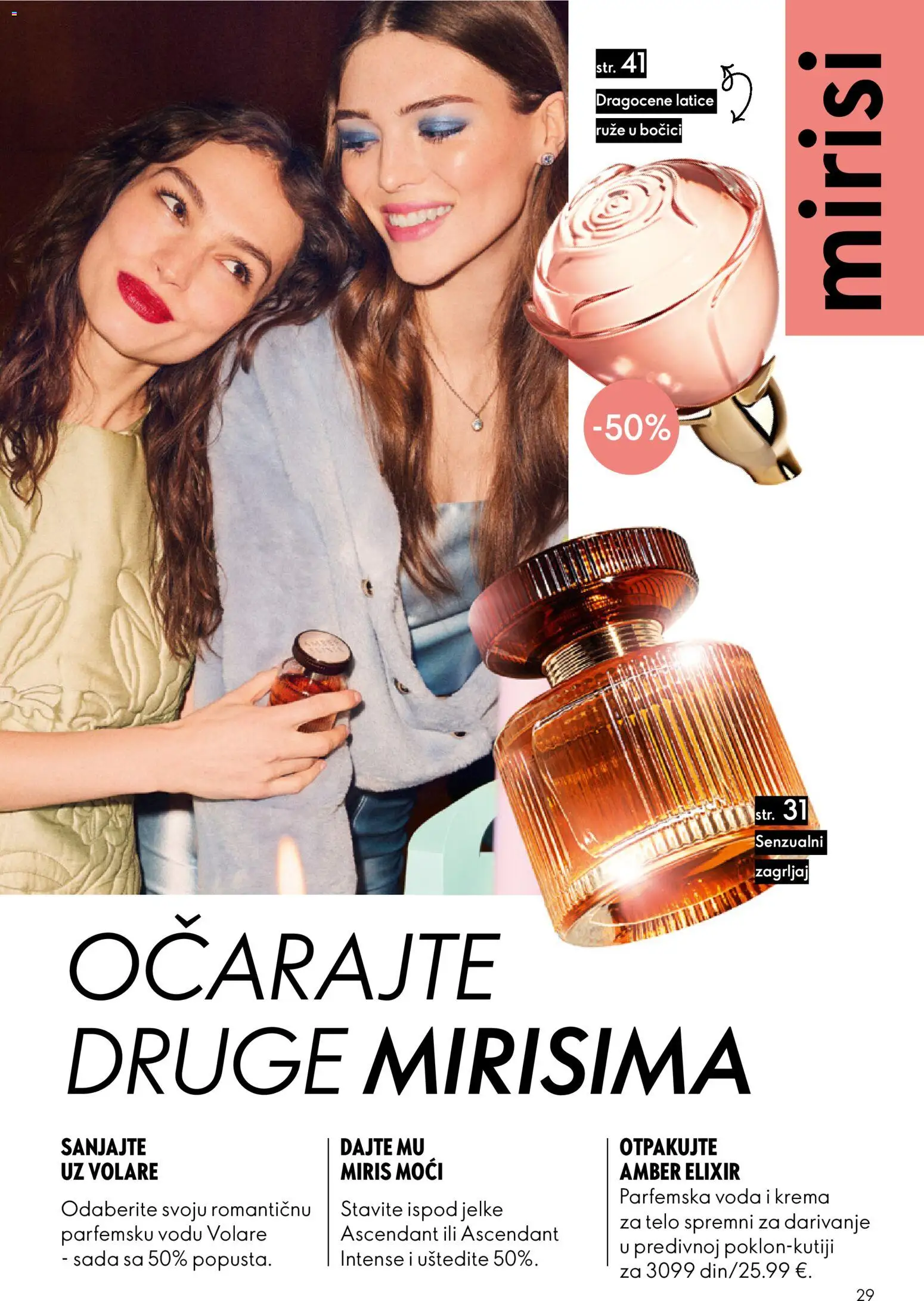 Oriflame katalog - važi od 10.12.2025 | Strana: 29 | Proizvode: Miris, Voda, Krema, Ruze