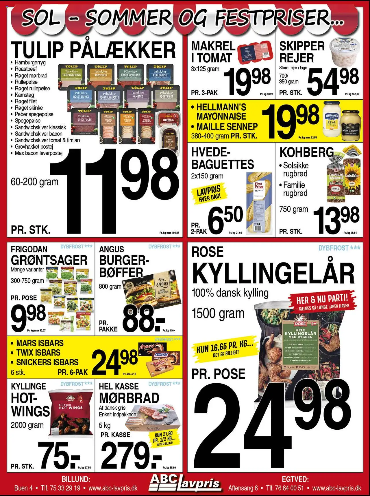 Abc Lavpris Tilbudsavis gyldig fra 02.07.2025 | Side: 4 | Produkter: Skinke, Peber, Sennep, Hamburgerryg