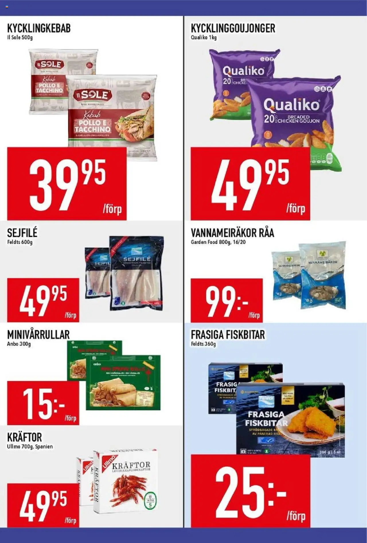 Matdax reklamblad aktuell från 06.10.2025 | Sida: 8 | Produkter: Kräftor, Räkor