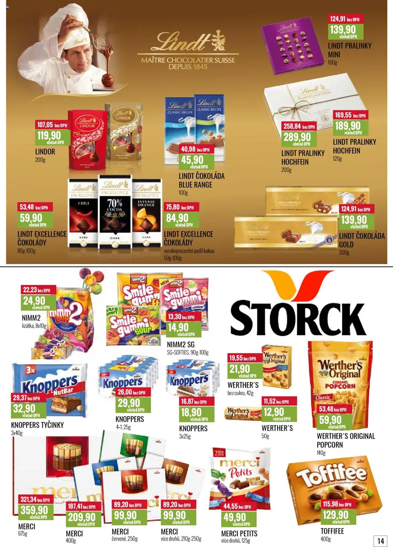 Ratio leták od 01.06.2025 | Strana: 15 | Produkty: Lindor, Lindt, Knoppers, Tyčinky