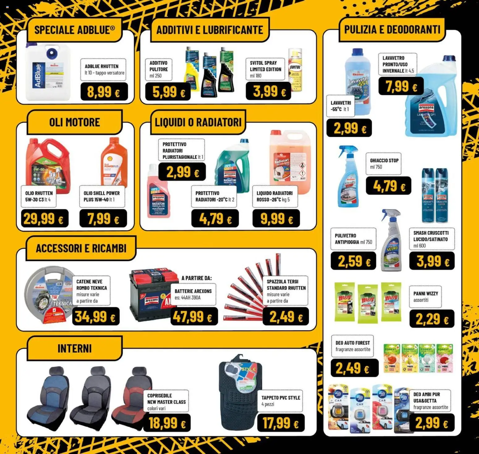 Volantino Oasi del 21.11.2025 | Pagina: 30 | Prodotti: Spazzola, Olio, Tappeto, Batterie