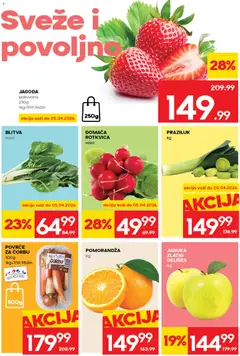 Idea katalog - pregled Idea kataloga - važi od 02.04.2026 | Strana: 14 | Proizvode: Jagoda, Pomorandza, Praziluk, Rotkvica