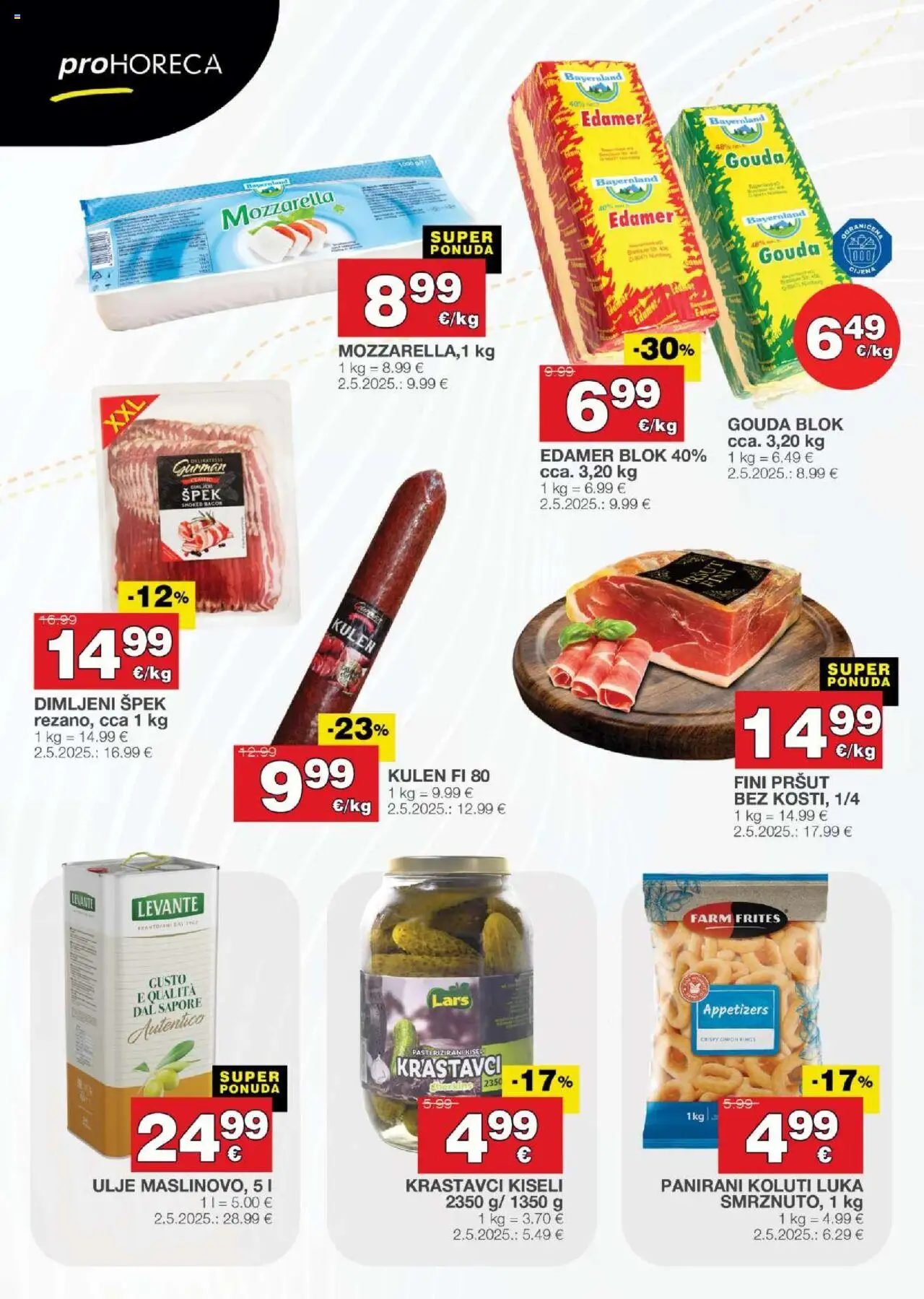 Stanić Diskont katalog | vrijedi od 02.10.2025 | Stranica: 12 | Proizvodi: Ulje, Pršut, Krastavci, Gouda