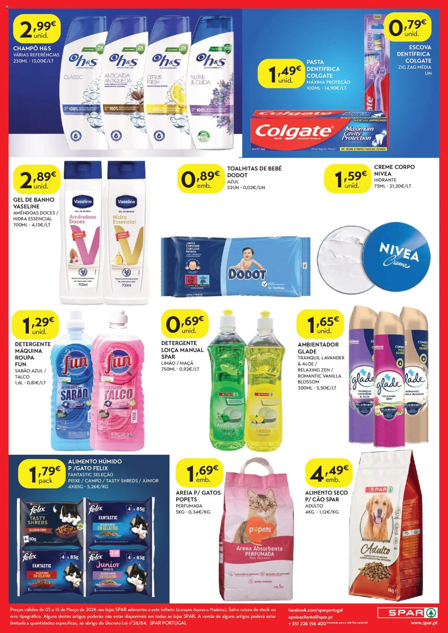 Spar - folheto │ válido de 03.03.2026 | Página: 8 | Produtos: Lava loiça, Sabão, Maça, Creme
