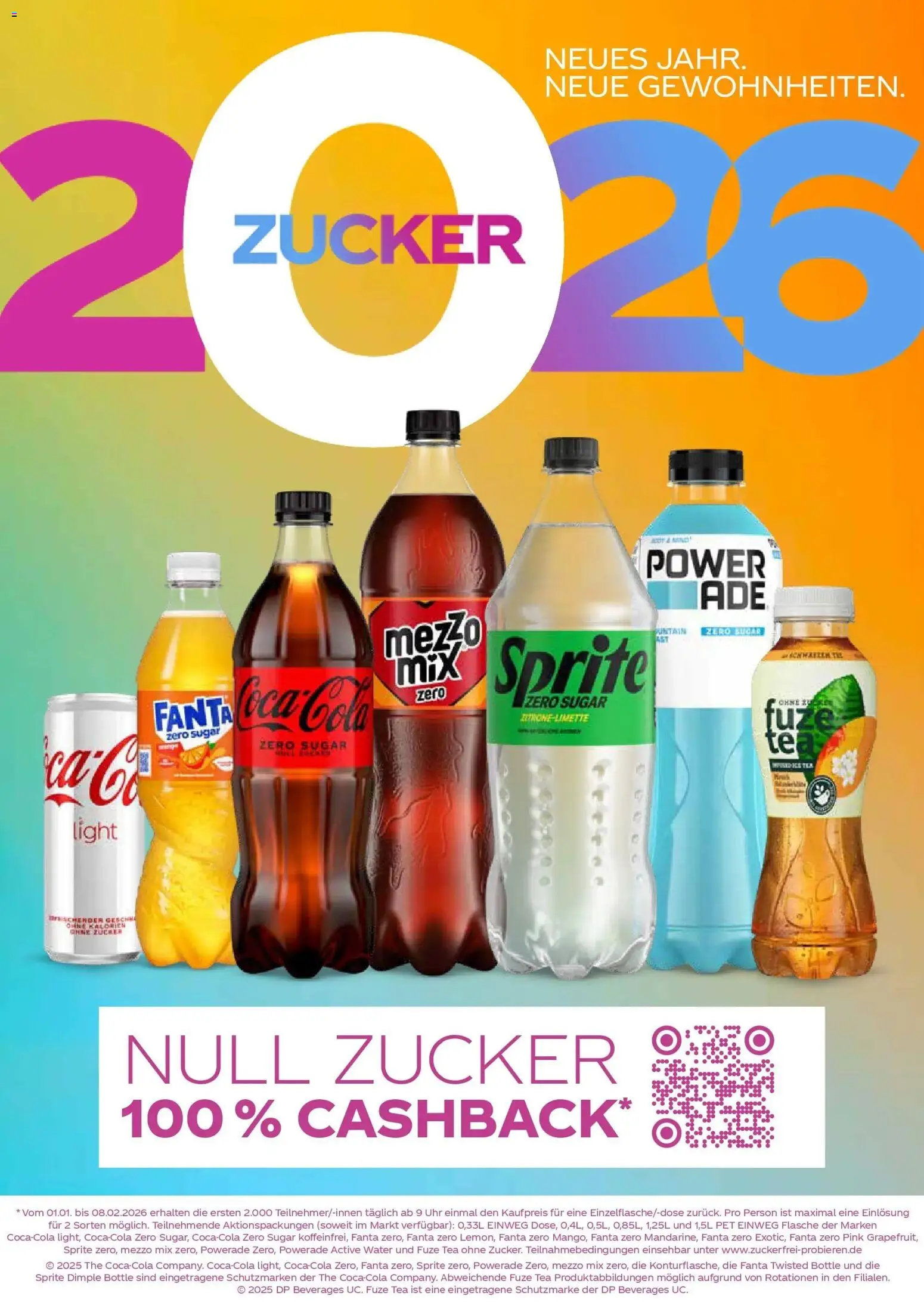 Edeka prospekt Bremervörde	 – gültig ab 18.01.2026 | Seite: 33 | Produkte: Fuze tea, Mezzo mix, Zucker, Limette