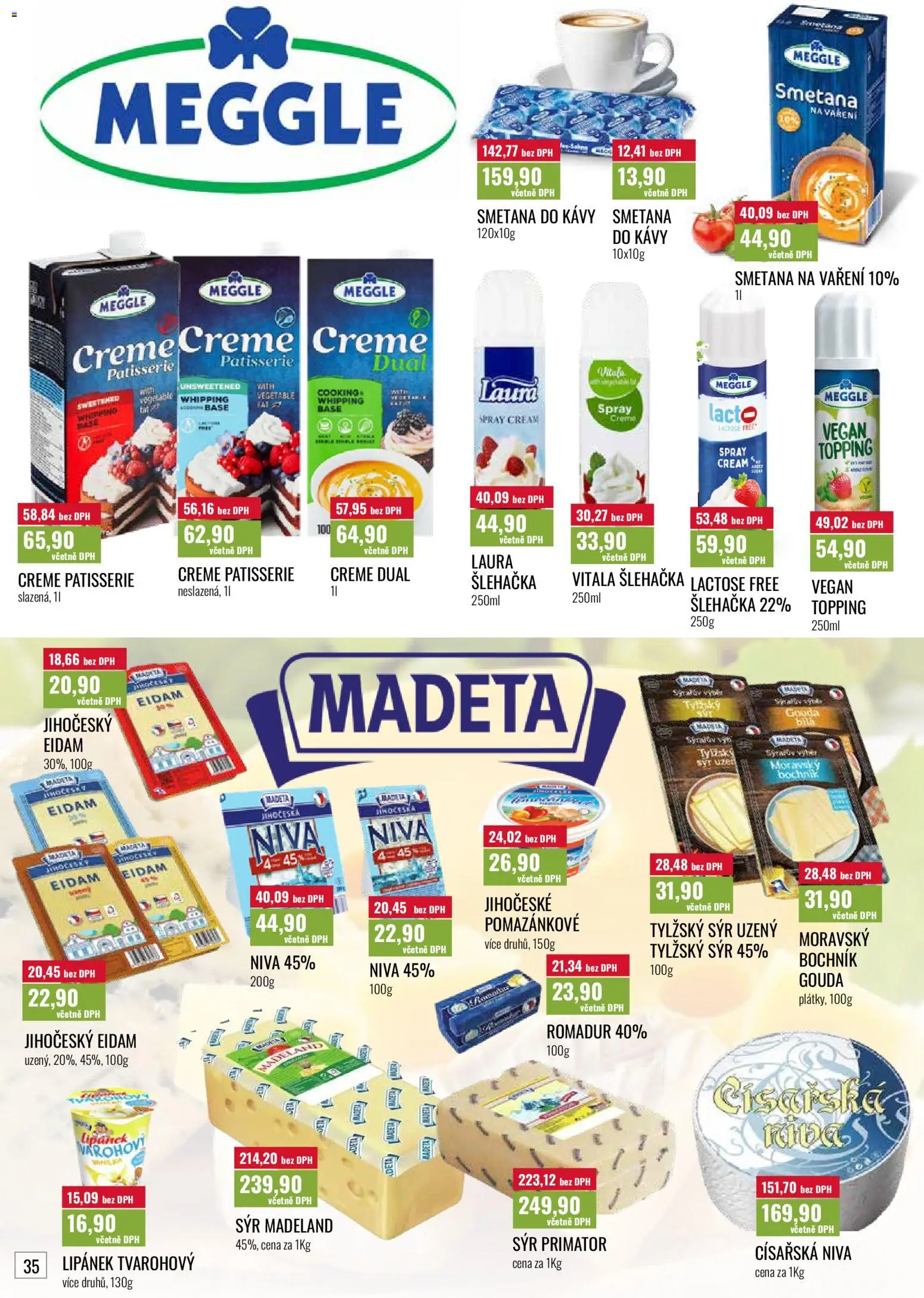 Ratio leták od 01.04.2026 | Strana: 36 | Produkty: Vegan, Sýr, Šlehačka, Smetana na vaření