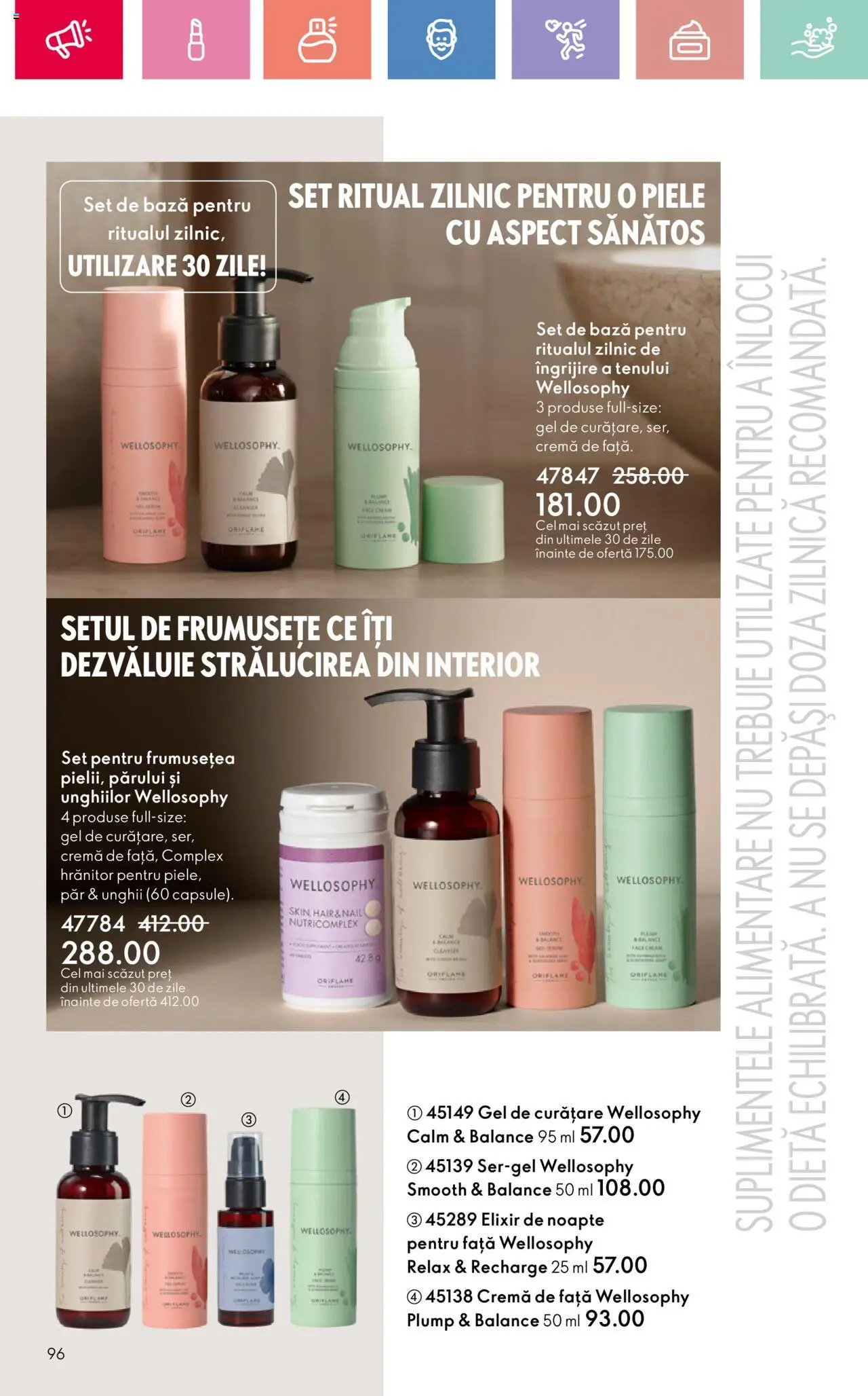 Oriflame catalog 10 2025 – valabil de la 06.07.2025 | Pagină: 96 | Produse: Elixir, Gel de curățare, Cremă