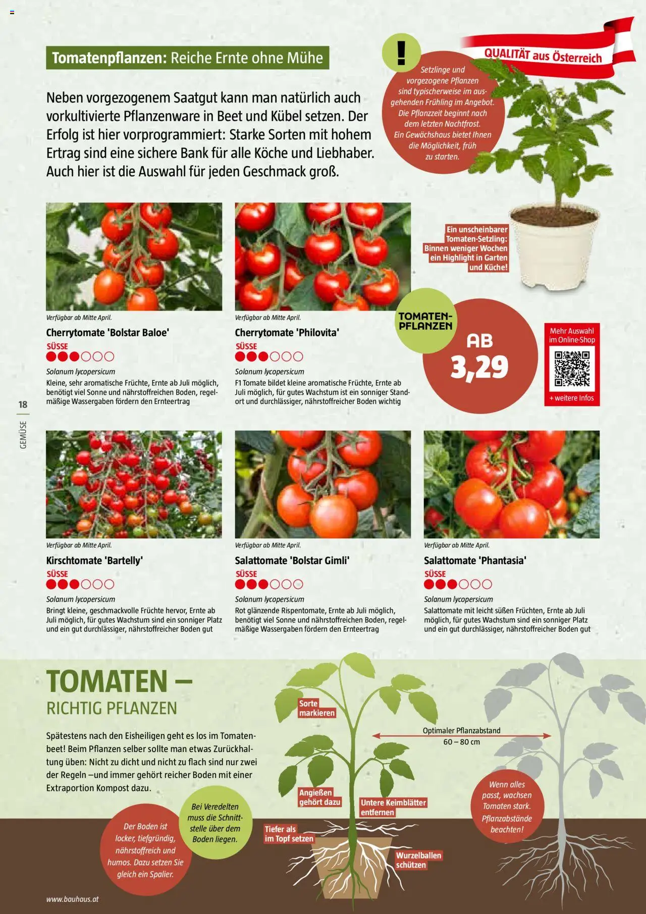 Bauhaus Reiche Ernte Magazin 2025 gültig ab 01.07.2025 | Seite: 18 | Produkte: Gemüse, Tomaten