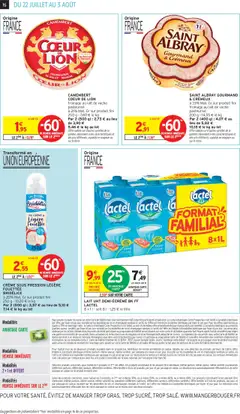  | Page: 16 | Produits: Fromage, Vin, Camembert, Crème