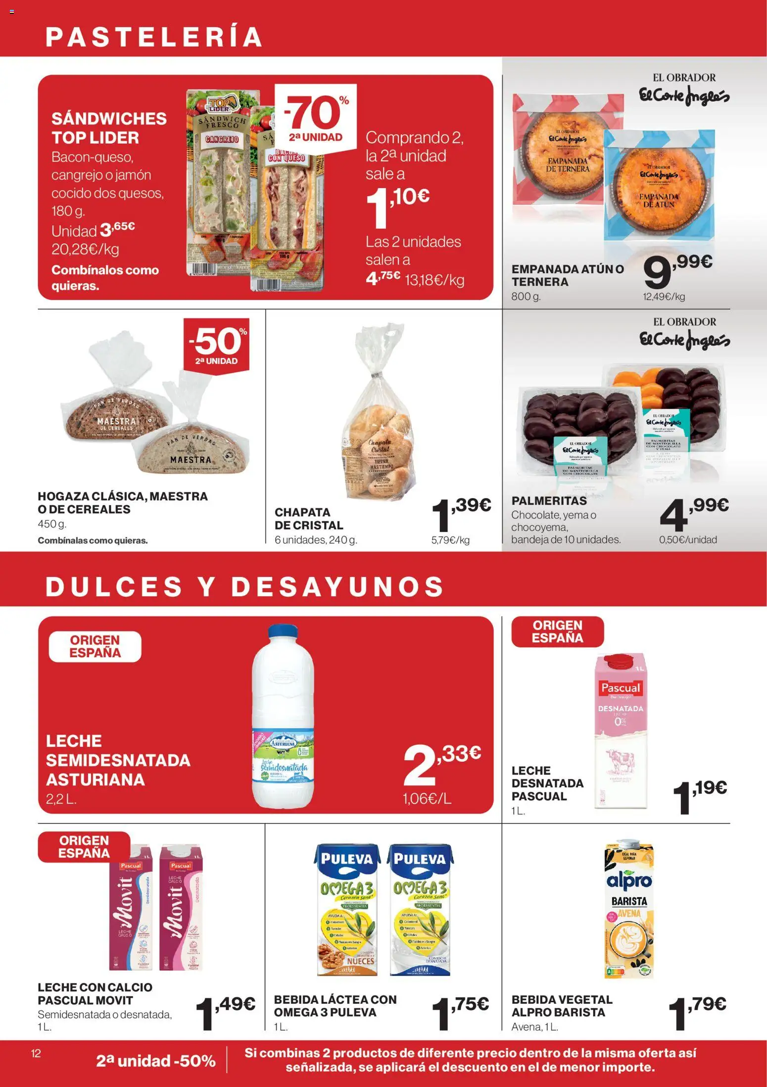 Supercor Península y Baleares │ válido desde el 23.04.2026 | Página: 12 | Productos: Δοχείο φοντί, Σφουγγαρίστρα, Leche, Chocolate