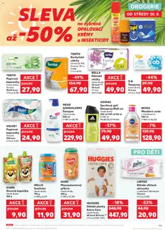 HEAD &SHOULDERS Šampon, různé druhy, 800 ml od 20.08.2025 | Strana: 45 | Produkty: Vlhčené ubrousky, Voda, Nivea, Šampon
