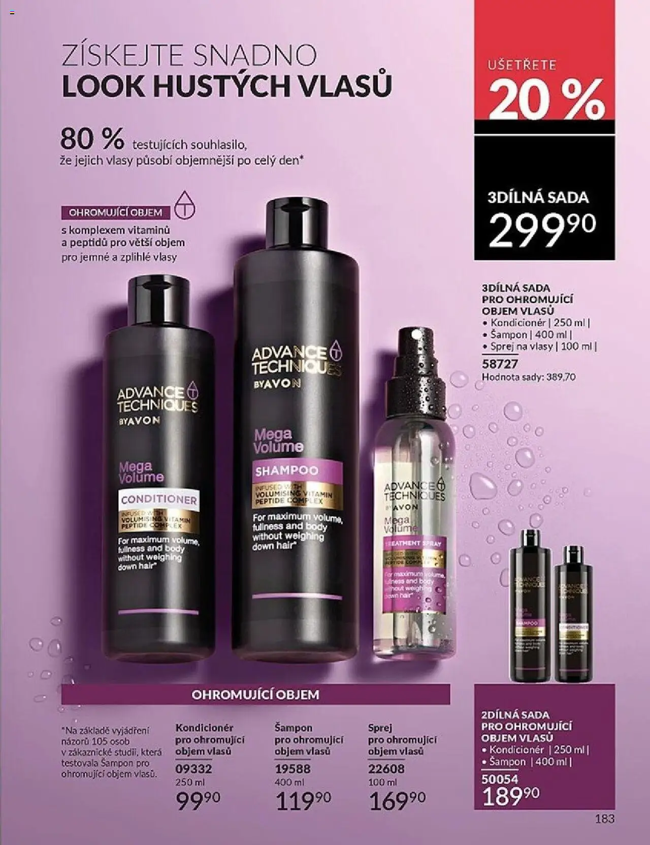 Avon katalog 10/2025 od 01.10.2025 | Strana: 183 | Produkty: Body, Šampon, Kondicionér