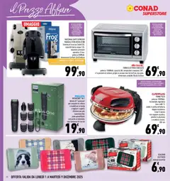 Anteprima del volantino Ariete FORNO ELETTRICO VENTILATO, potenza 1500Watt, capacità 30l, temperatura massima 230°, n°6 posizioni di cottura, griglia in acciaio inox 34,5x27cm, leccarda, dimensioni prodotto 50x36,5x33cm valido a partire dal 01.12.2025 | Pagina: 30 | Prodotti: Paletta, Pizza, Forno, Alluminio