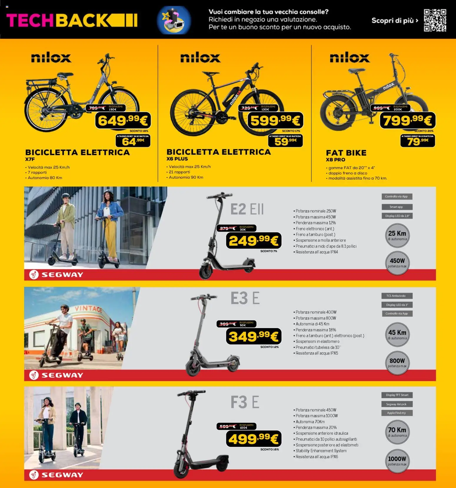 Volantino Euronics del 26.11.2025 | Pagina: 8 | Prodotti: Bicicletta, Tè, Disco