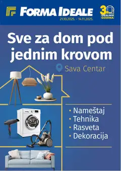 Forma Ideale Sve za dom pod jednim krovom - pregled Forma Ideale kataloga - važi od 21.10.2025