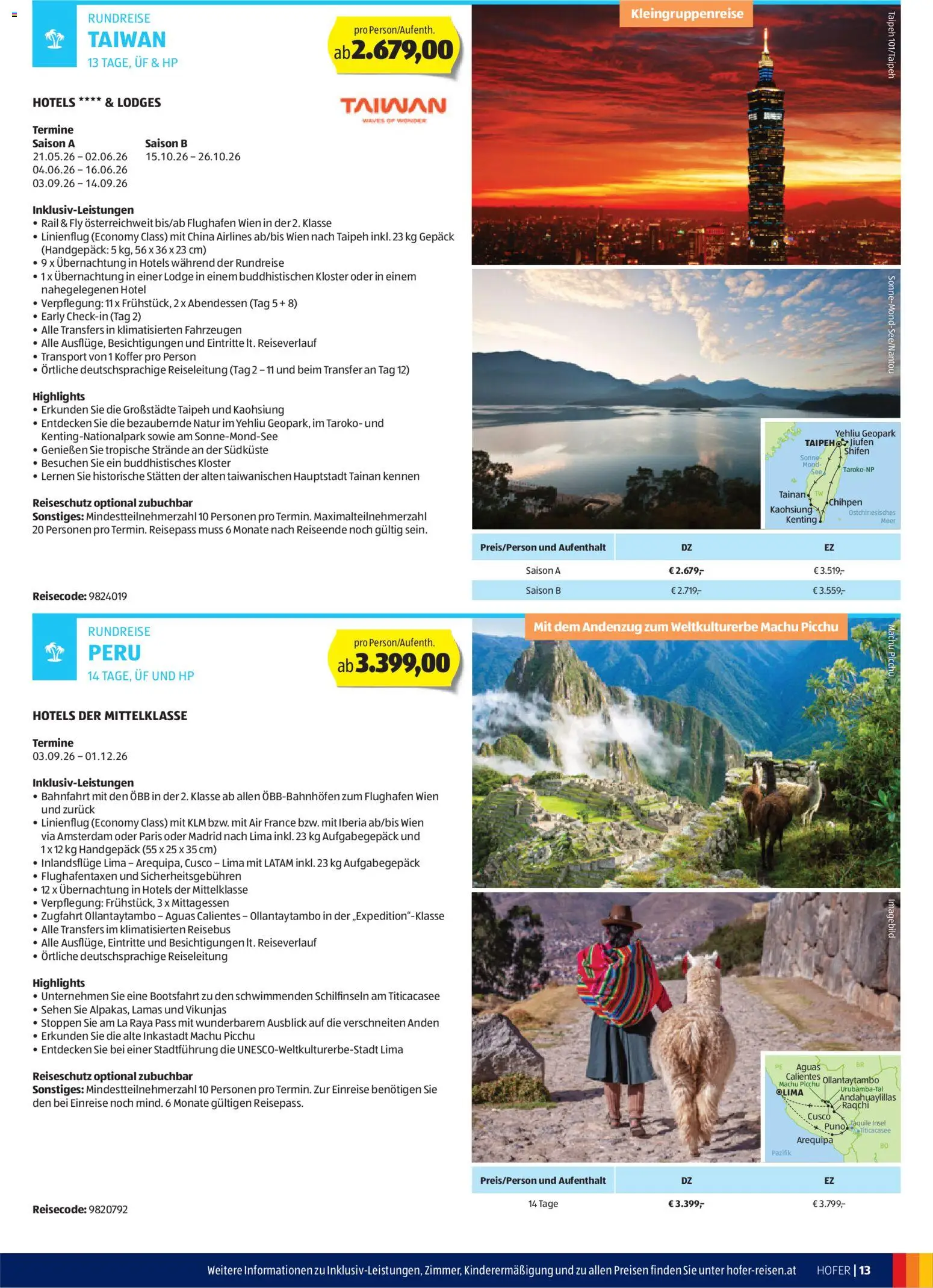 Hofer Wanderlust gültig ab 25.02.2026 | Seite: 13 | Produkte: Koffer