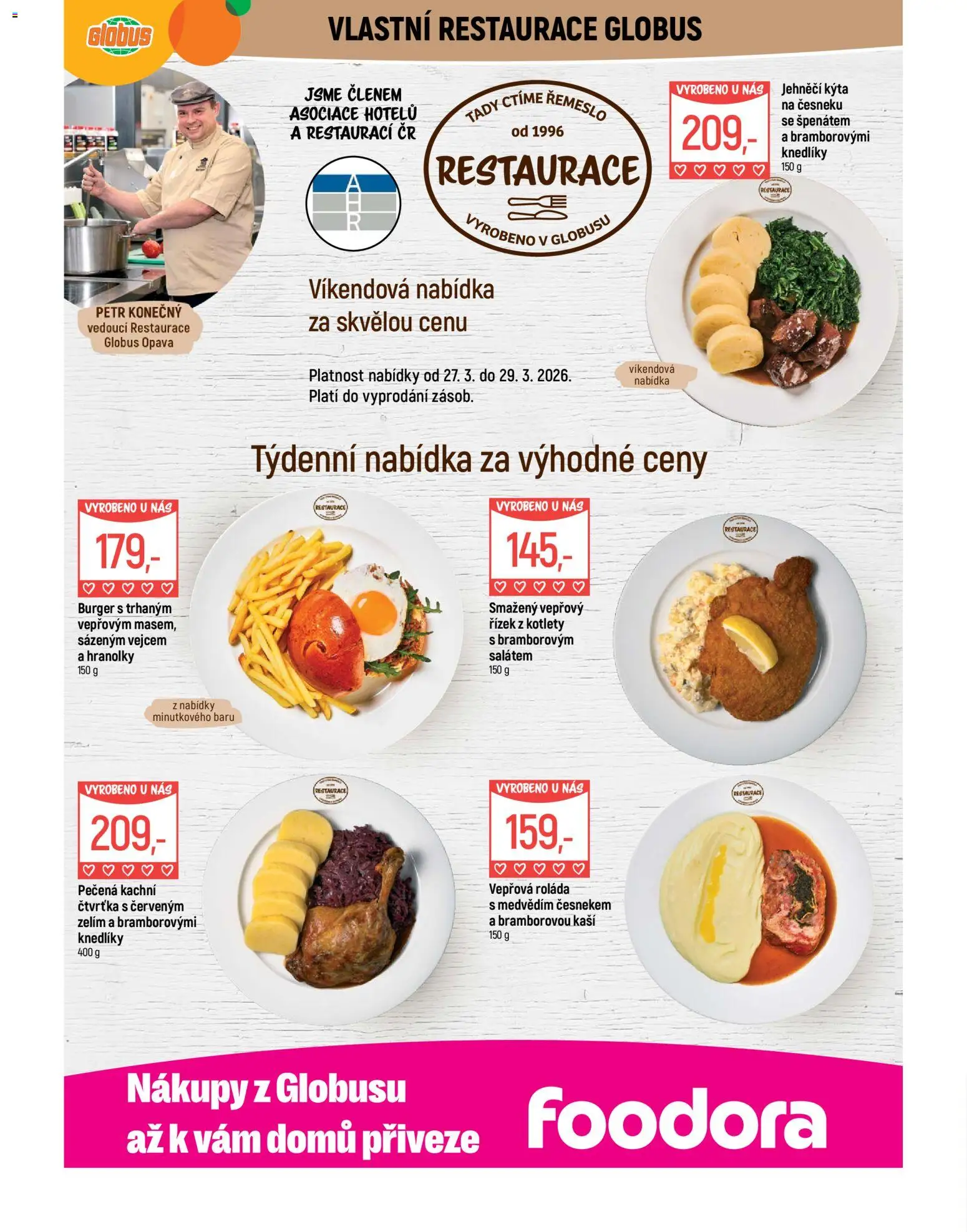 Globus leták - Opava od 25.03.2026 | Strana: 7 | Produkty: Burger, Globus, Hranolky, Kýta