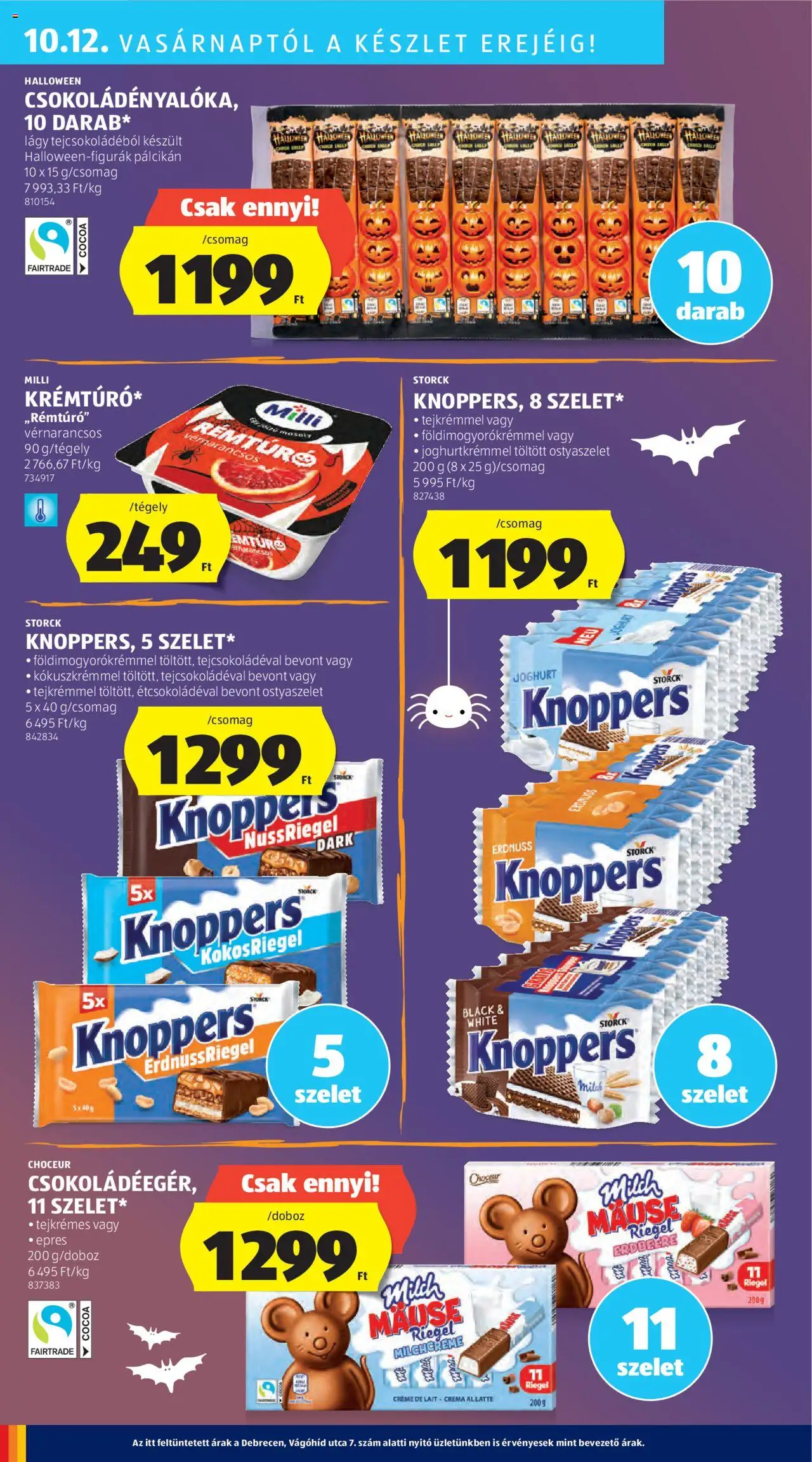 Aldi akciós ujság - amely érvényes a következő dátumtól: 09.10.2025 | Oldal: 38 | Termékek: Ostyaszelet, Joghurt