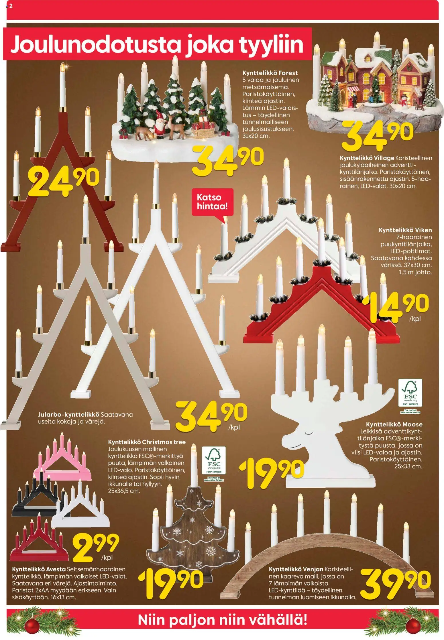 Rusta tarjoukset – voimassa 03.11.2025 alkaen | Sivu: 2 | Tuotteet: Paristot, Kynttelikkö