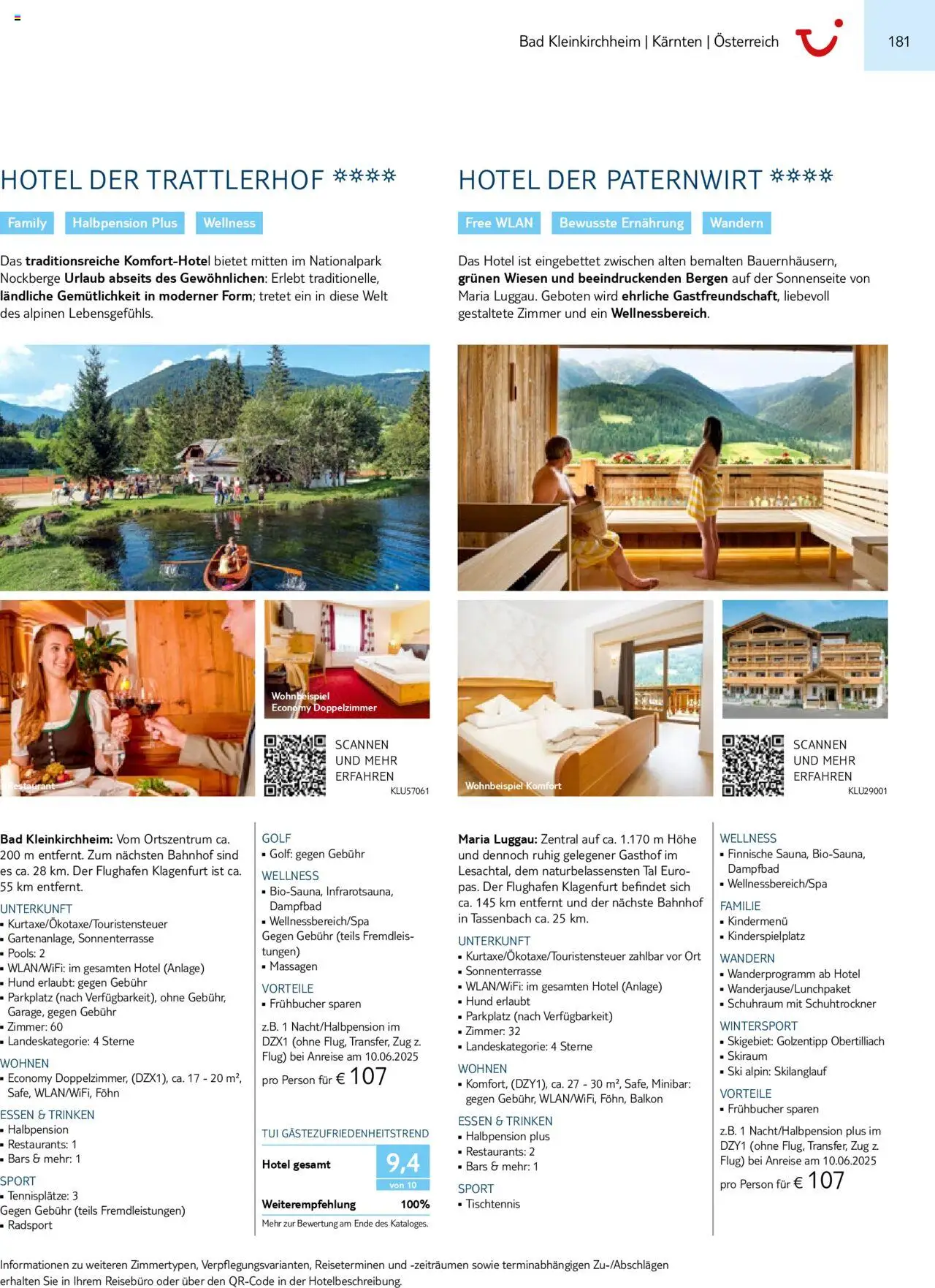Aida - Urlaub mit eigener Anreise 2025/26 – gültig ab 01.11.2024 | Seite: 181 | Produkte: Bad, Ski, Föhn