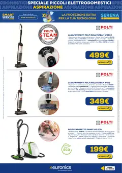 Anteprima del volantino Euronics Piccoli Elettrodomestici catalogo valido a partire dal 04.12.2025 | Pagina: 6 | Prodotti: Spazzola, Vaporetto, Caldaia, Acqua