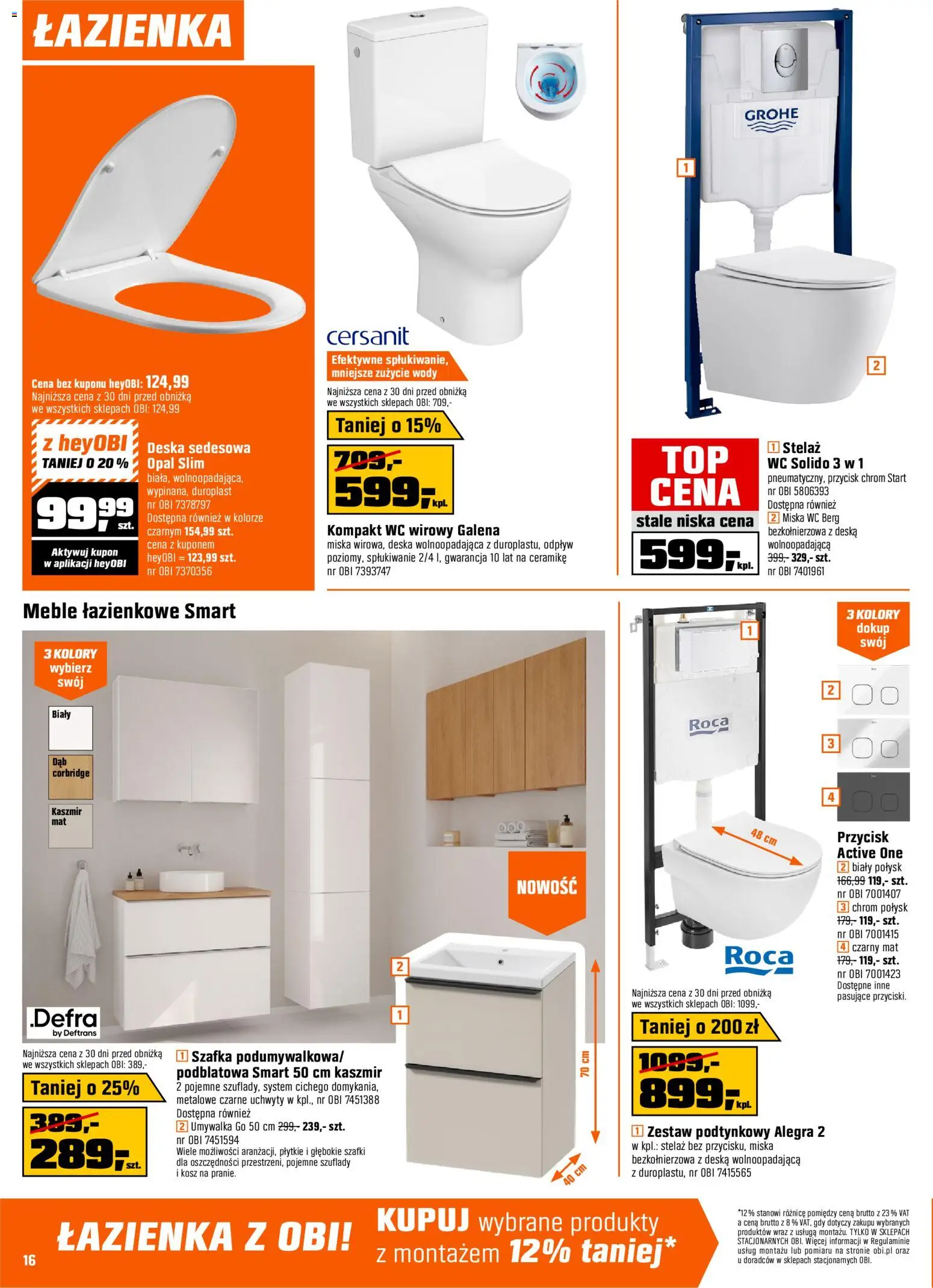 OBI gazetka od 11.03.2026 | Strona: 16 | Produkty: Kosz