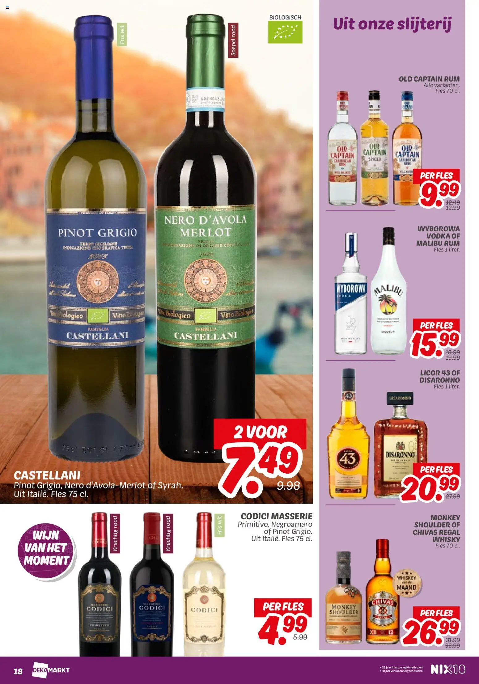 {H1} | Pagina: 18 | Producten: Wijn, Fles, Slijterij, Alcohol