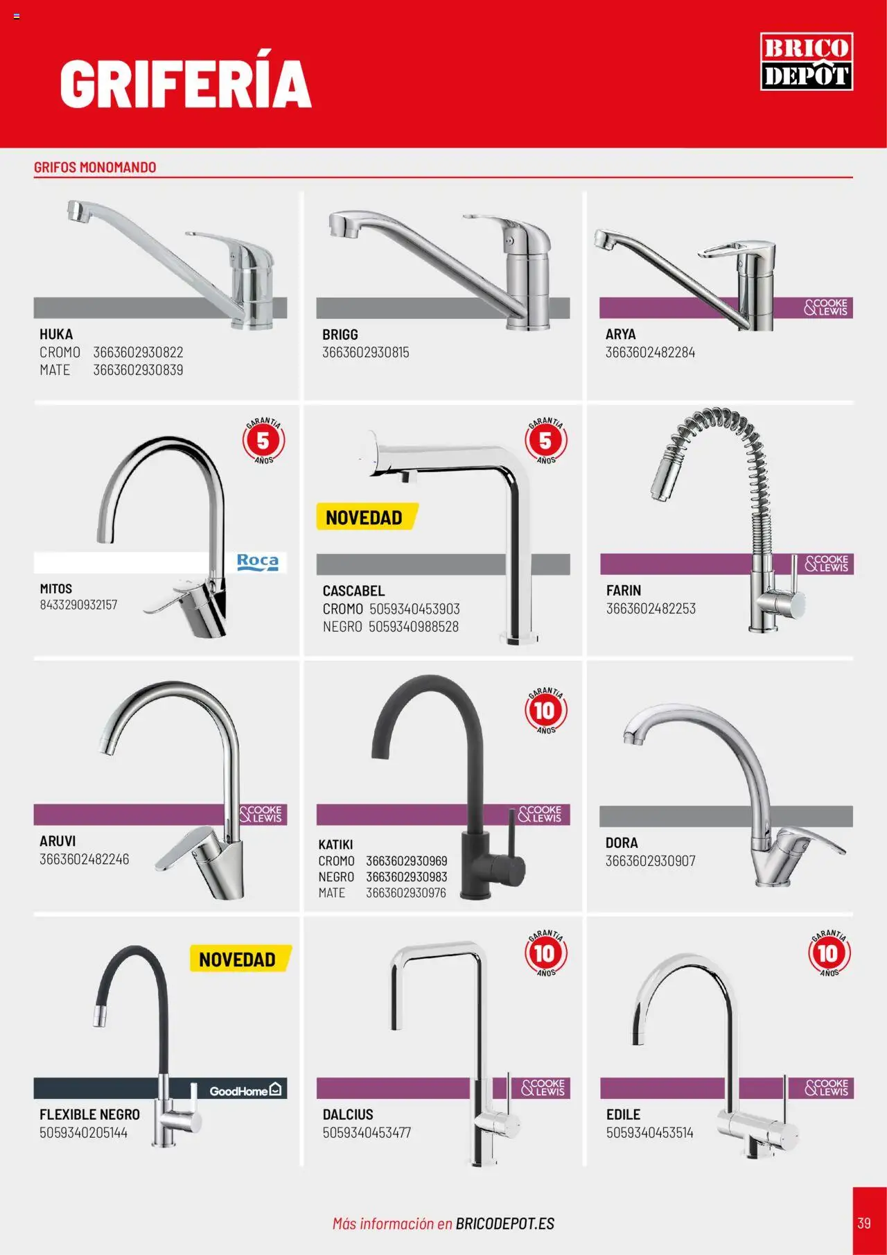 Brico Depôt Cocinas │ válido desde el 01.04.2025 | Página: 39