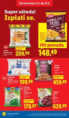 Harvest Basket Rebrasti pomfrit, 1 kg - pregled Lidl kataloga - važi od 05.03.2026 | Strana: 24