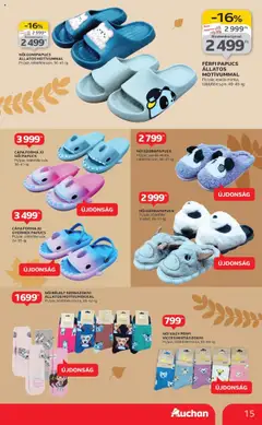 Auchan - Őszi Textil ajánlataink - amely érvényes a következő dátumtól: 02.10.2025 | Oldal: 15