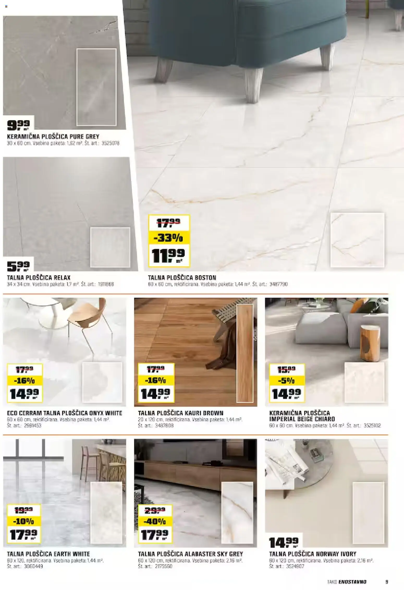 Novi OBI katalog ponudbe – veljaven od 01.11.2025 | Stran: 9