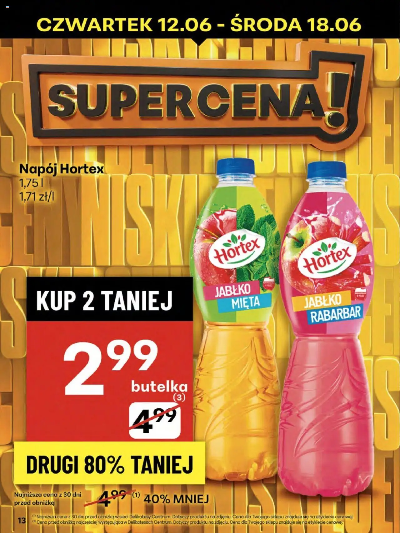Delikatesy Centrum Gazetka - Sklepy Własne od 12.06.2025 | Strona: 13 | Produkty: Delikatesy, Mięta