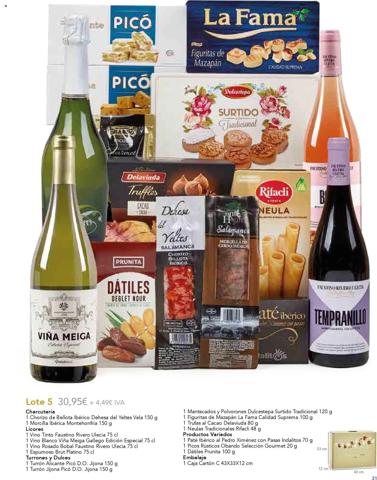 Lupa Supermercados Regalar en Navidad │ válido desde el 03.11.2025 | Página: 33 | Productos: Cerdo, Paté, Vela, Φρυγανιές σικάλεως