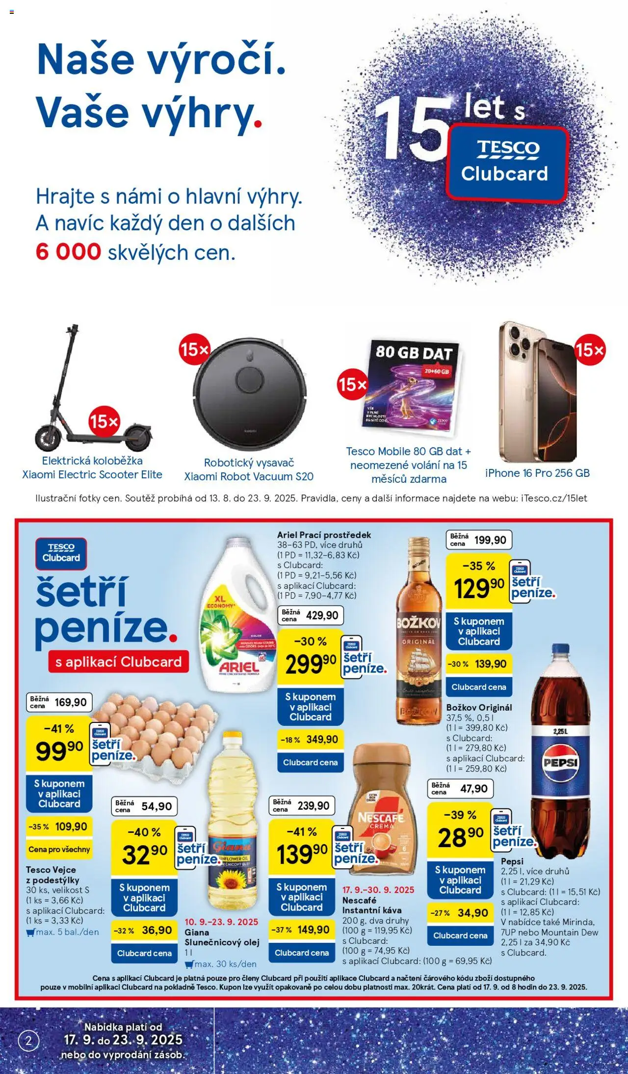 Tesco leták - Supermarket od 17.09.2025 | Strana: 2