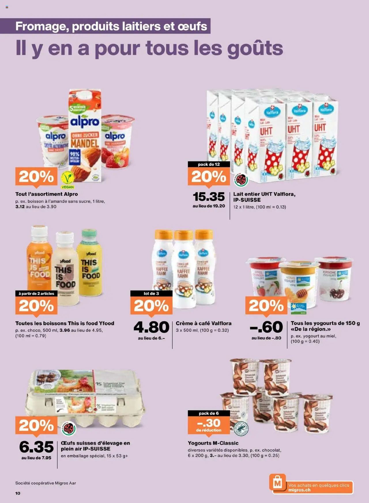 Migros Aktionen FR – gültig ab 23.09.2025 | Seite: 10 | Produkte: Kaffee, Zucker, Creme