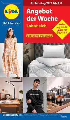 Lidl Prospekt 	 gültig ab dem 28.07.2025