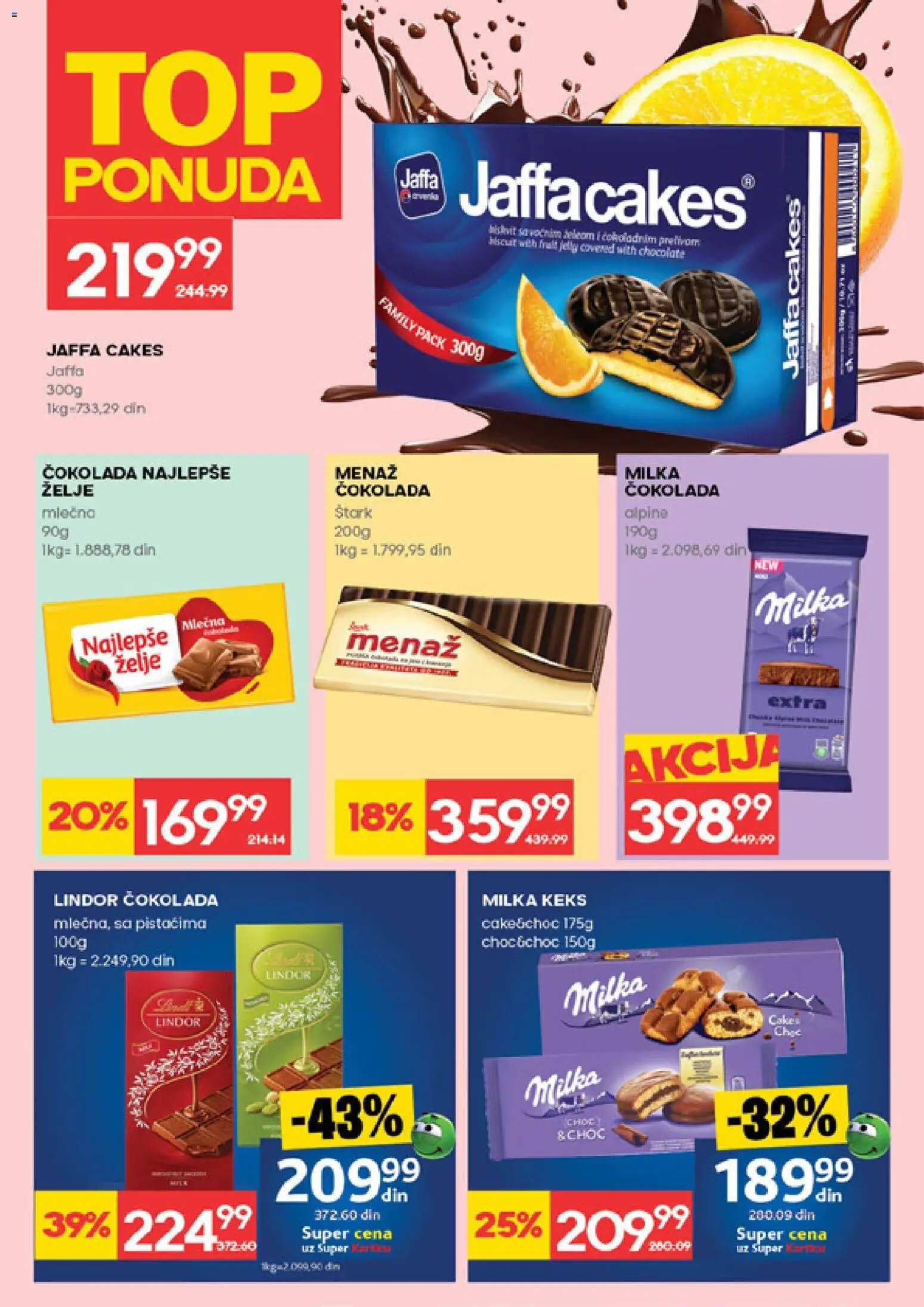 Roda katalog - važi od 19.02.2026 | Strana: 20 | Proizvode: Milka, Keks, Čokolada